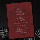 Search for blood red invitations Modern