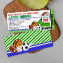 Search for football ticket baby shower invitations Soccer