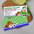 Search for football ticket baby shower invitations Soccer