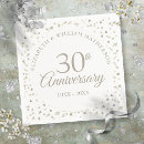 Search for 30th anniversary napkins Simple