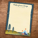 Search for camp stationery notepads Watercolor