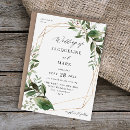 Search for elegant emerald green and gold wedding invitations Watercolor