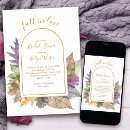 Search for fall leaves bridal shower invitations Fall in love