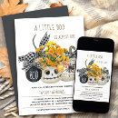Search for black and white buffalo plaid invitations Gender neutral