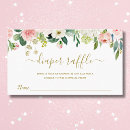 Search for raffle business cards Pink