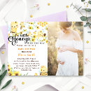 Search for a little honey is on the way baby shower invitations Cute