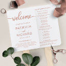 Search for rose gold wedding programs Script