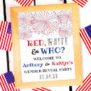 Search for fourth of july gender reveal Bbq party