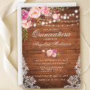 Search for lace quinceanera invitations Quinceañera