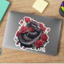 Search for black snakes stickers Goth