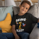 Search for 7th birthday kids tshirts Modern