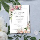 Search for silver floral border invitations Botanical