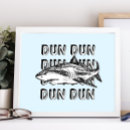 Search for shark attack posters Great white shark