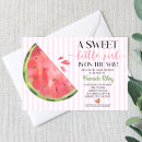 Search for watermelon baby shower invitations Summer