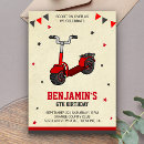 Search for scooters invitations Red
