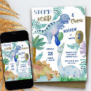 Search for dinosaur 2nd birthday invitations Boy