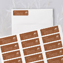 Search for fall floral return address labels Boho