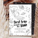 Search for around the world birthday invitations Out of this world