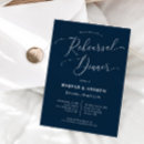 Search for stylish rehearsal dinner invitations Calligraphy