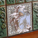 Search for winter tiles Alphonse mucha