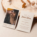Search for love wedding invitations casual