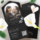 Search for simplistic wedding invitations Black and white