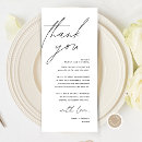 Search for table wedding thank you cards Black and white
