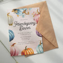 Search for modern thanksgiving invitations Autumn