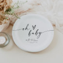 Search for oh baby plates Simple baby shower