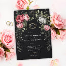 Search for unique halloween wedding invitations Black