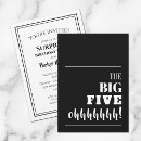 Search for chic 50th birthday invitations Black
