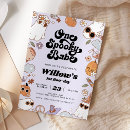 Search for the spooky one birthday invitations Spooktacular