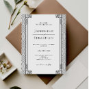 Search for dramatic wedding invitations Dramatic ornate luxury