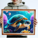 Search for turtles art Underwater