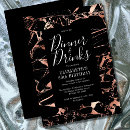 Search for marble 30th birthday invitations Modern