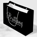 Search for black and white wedding gift bags Script
