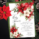 Search for poinsettia flower invitations Elegant