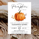 Search for pumpkin baby shower invitations Fall
