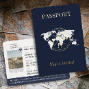 Search for blue modern map invitations Travel