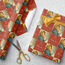 Search for virgin mary wrapping paper Christian