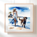 Search for beach dog posters Coastal