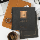 Search for black and gold notebooks Leather