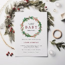Search for christmas baby shower invitations Red and green