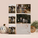 Search for rose gold foil christmas cards Joy