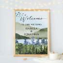 Search for green tree wedding posters Watercolor