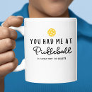 Search for funny player mugs Pickleball