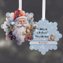 Search for old fashioned santa claus christmas tree decorations Winter