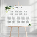 Search for eucalyptus wedding seating charts Green and white
