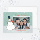 Search for snowman christmas cards rustic