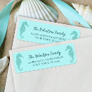 Search for tropical christmas return address labels Coastal